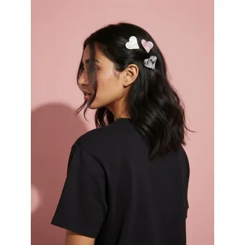 Módní doplněk Sinsay - Sada 4 sponek do vlasů - vícebarevná - 986EJ-MLC - 986EJ-MLC-ONE