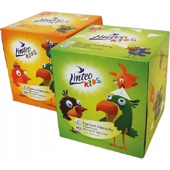 Hygienické kapesníčky bez vůně Linteo 2 vrstvé 80 ks