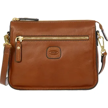 Kabelka Kožená kabelka Bric`s Volterra S Tobacco