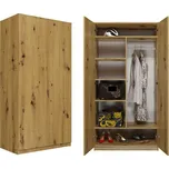 Šatní skříň SD-90 - dub artisan 129680315