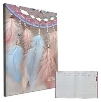 Diář Kalendarz 2026 A4 tygodniowy Łapacze Pastel