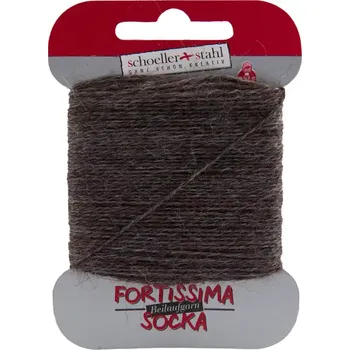 Příze Ponožková látací příze Fortissima 1070 Mokka (Schoeller Stahl Fortissima Beilaufgarn 1070 Mokka Melier 2-ply)
