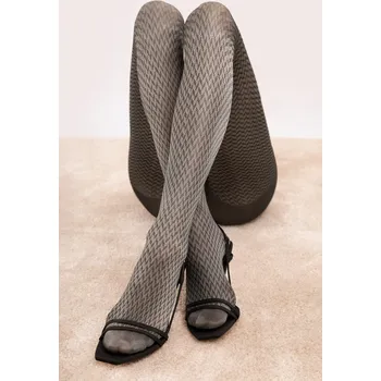 Dámské punčochy Silonkové punčocháče Fiore Cinematic 40 DEN G6096 Barva: Šedá, Velikost: 4-L