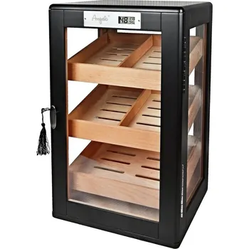 Humidor Humidor na doutníky Angelo Cabinet Black, 30x28x53cm