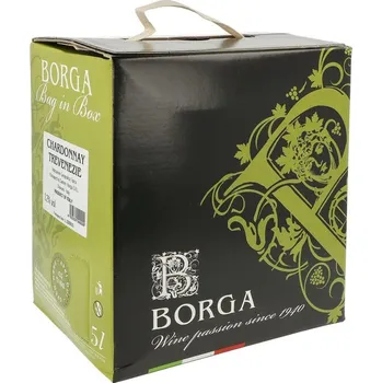 Víno Borga Chardonnay IGT 5l 12%, bílé, Bag in box