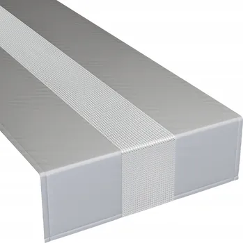 ubrus BĚHOUN NA STŮL SE ZIRKONY 40x145 HLADKÝ MATNÝ VÝBĚR BAREV DEKORATIVNÍ