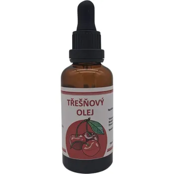 Olejářství Třešňový olej Objem: 50 ml, Uzávěr: Pipetka, Materiál obalu: Hnědé sklo