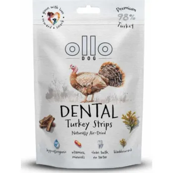 Pamlsek pro psa OLLO Air Dried Dental Turkey Strips - pamlsek pro psa - 80g