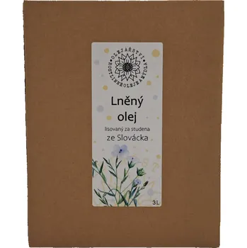 Rostlinný olej Olejářství Lněný olej Objem: 5000 ml BagInBox ASTELLA|Sklo|BiB