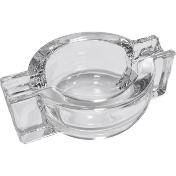 Popelník Doutníkový popelník skleněný, kulatý