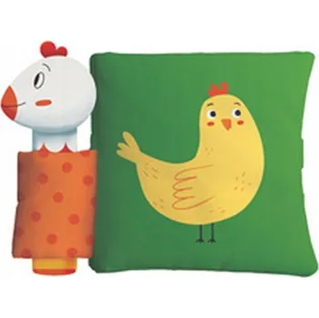 Pískací knížka se zvířatky Slepice a její kuřátko