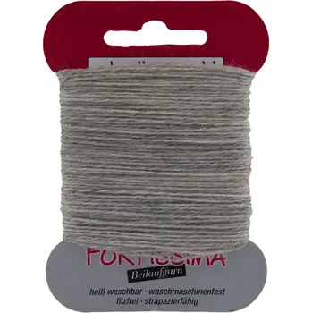 Příze Ponožková látací příze Fortissima 1055 Šedý melír (Schoeller Stahl Fortissima Beilaufgarn 1055 Grau Meliert 2-ply)