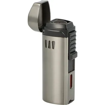 Zapalovač Doutníkový zapalovač Eurojet Alborg 3xjet, šedý