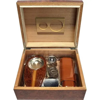 Humidor Doutníkový Humidor Set Angelo Brown