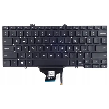 Náhradní klávesnice pro notebook Klávesnice Dell Latitude 14 3400 5400 5410 7400 7410 LED RN86F 0RN86F