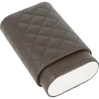 Pouzdro na 3 doutníky Leather, Robusto/Corona