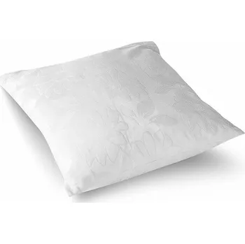 Povlečení DADKA VRACOV Povlak na polštář damašek Jiřiny bílé Rozměr: 40x50