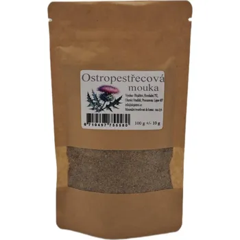 Mouka Olejářství Ostropestřecová drcená semínka Hmotnost: 1000 g odtučněná kompostovatelný obal