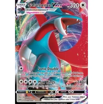 Sběratelská karetní hra Pokémon DAA 144/189 Salamence VMAX - Darkness Ablaze