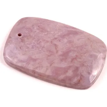 Přírodní kámen Vrtaný kabošon Lepidolite č.V149 (34x22x5mm)