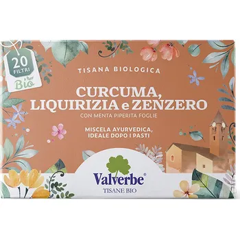 Valverbe Kurkuma, lékořice a zázvor BIO 20x 1,5 g