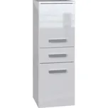 Koupelnová skříňka NEL V DDS - bílá lesk 199084204