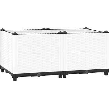 Vyvýšený záhon Vyvýšený záhon 80 x 40 x 38 cm polypropylen IM_153309