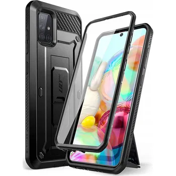 Pouzdro na mobilní telefon Zadní Kryt Supcase pro Samsung Galaxy A71 černá