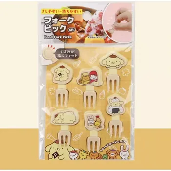 Party dekorace Napichovátka - SANRIO - POMPOMPURIN - 6 ks (Značka: JETTING)