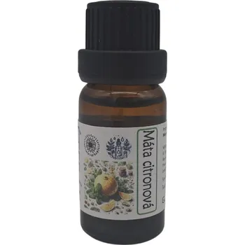 Olejářství Máta citronová (Menthe bergamote) Objem: 10 ml, Uzávěr: Vykapávač, Materiál obalu: Hnědé sklo