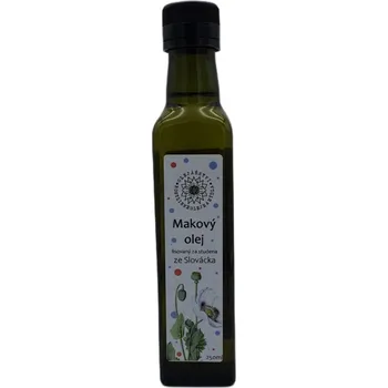 Rostlinný olej Olejářství Makový olej Objem: 3000 ml BagInBox, Uzávěr: Výpustný kohout, Materiál obalu: BiB Makový olej raw