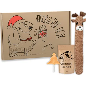 Hračka pro psa PafDog® Vánoční PafBox pro pejsky - sobík
