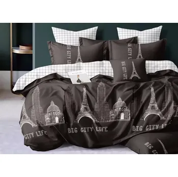 Povlečení TOTÁLNÍ MASAKR CEN ! OBOUSTRANNÉ BAVLNĚNÉ POVLEČENÍ na 2 postele 140x200/70x90 - BIG CITY + PROSTĚRADLO ZDARMA !