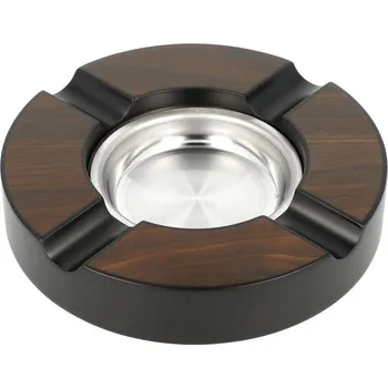 Popelník Doutníkový popelník dřevěný světlý 4D