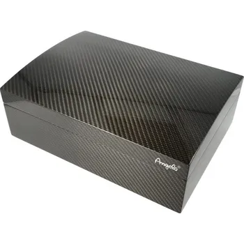 Humidor Humidor na doutníky Angelo Real Carbon 50D, 31x23x12cm