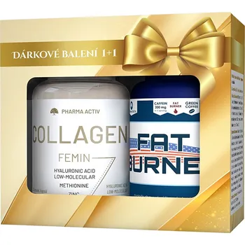 PHARMA ACTIV Collagen femin 90 tobolek + Fat burner 90 kapslí