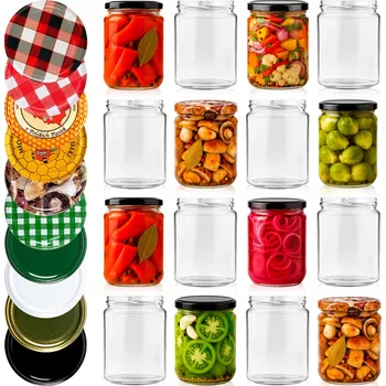 Sklenice Sklenice se šroubovacím víčkem Superbutelki, průměr 85 mm, 50 ks