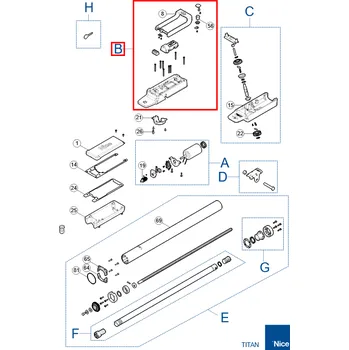 SPTTN01 kit odblokovania pre TTN3724HS/6024HS