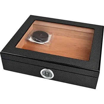 Humidor Humidor na doutníky Angelo Carbon Glass