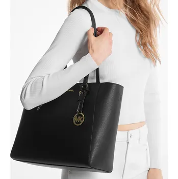 Michael Kors Kabelka Charlotte Large Saffiano Leather 3-in-1 Tote Bag Black