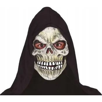 Karnevalová maska Maska na obličej Guirca 20517 latex kostlivec černá