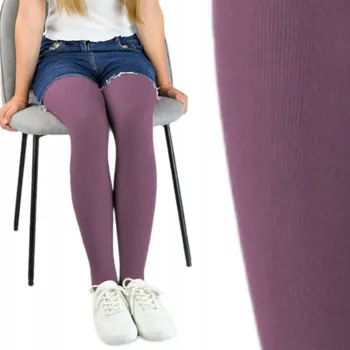 Dětské bavlna punčocháče Noviti fialové velikosti 128