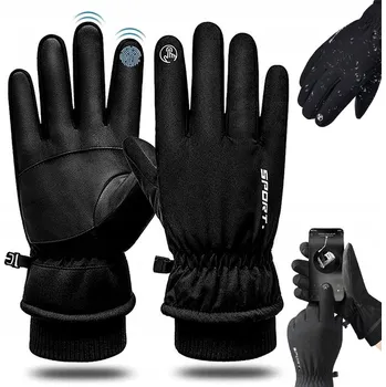 Rukavice DERSELO pětiprsté rukavice polyester velikost L - unisex