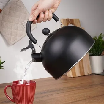 Konvice na čaj Konvice z nerezové oceli s píšťalkou 3 l