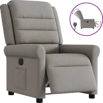 Křeslo zahrada-XL Elektrické polohovací křeslo taupe textil 3303301