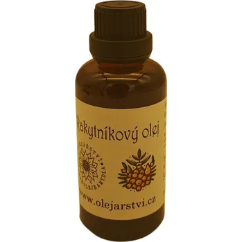 Rostlinný olej Olejářství Rakytníkový olej Objem: 100 ml, Uzávěr: Víčko, Materiál obalu: Hnědé sklo CO2 extract| ze semínek a sušených plodů