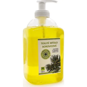 Mýdlo Olejářství Tekuté mýdlo borovicové Objem: 500 ml, Uzávěr: Pumpa, Materiál obalu: Plast PET z rostlinných olejů