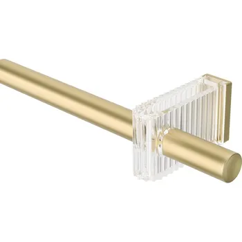 Garnýž Rozšířitelná garnýž Umbra FLUTE D.107-305cm zlatá