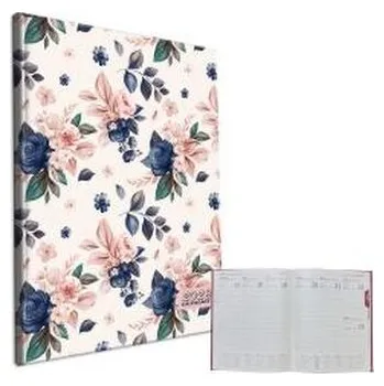 Diář Kalendarz 2026 A4 tygodniowy Niebieskie Róże