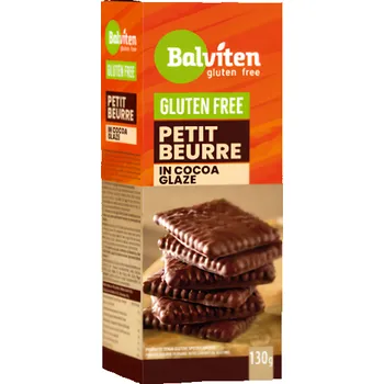 Balviten Máslové sušenky s kakaovou polevou bez lepku 130g